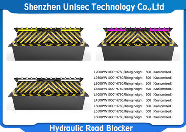 Full Automatic Traffic Hydraulic Road Blocker , Vehicle Road Security Barriers