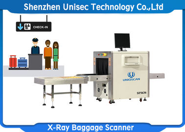 Single view x-ray baggage scanner with high steel penetration and wire resolution