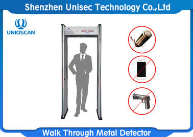 Exhibition Door Frame Walk Through Metal Detector Sensor With Digital LED Counter