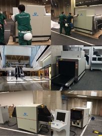 High Definition Dual Energy X Ray Scanning Machine Baggage Metro Jail Low Noise