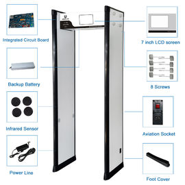 High Sensitivity Multi Zone Metal Detector Body Scanner With Sound And LED Alarm