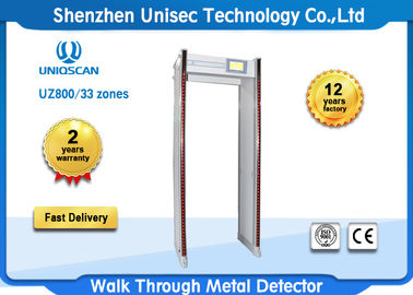33 Zones Door Frame Metal Detector Security Gates , X Ray Full Body Scanner
