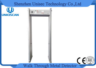 Full Body Multi Zone Metal Detector Walk Through Safety Gate For Jail Metro , High Sensitivity