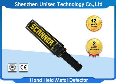 High Sensitivity Hand Held Metal Detector With Audio / Vibration Alarm