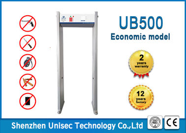 Sound & LED Alarm Metal Detector Door Frame PVC Panel With 2 Years Warranty