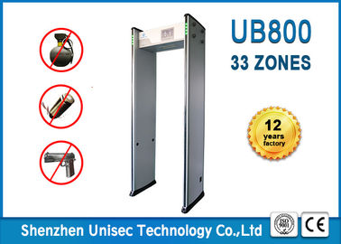 Foldable Digital Archway Metal Detector 33 Detect Zone 256 Level Sensitivity