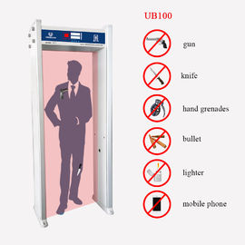 Single Zone Security Walk Through Gate Password Protection With Brush Real Wood Material