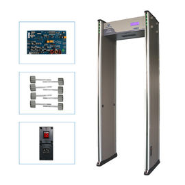 LCD Display Count Door Frame Metal Detector 100 Level Sensitivity For Safety Checking