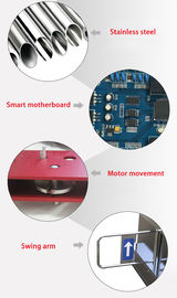 Durable Pedestrian Gate Access Control , Turnstile Security Doors 304 Stainless Steel