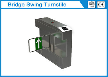 Stainless Steel Turnstile Access Control Security Systems Combine With Face Recognition