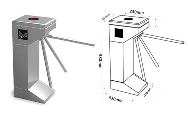 AC220V/110V Access Control Tripod Turnstile Gate Entrance / Exit Gate Card Swipe Machine
