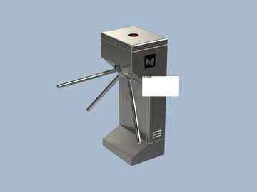 Vertical Tripod Turnstile Gate Bi Directional 304 Stainless Steel Access Control For Gym