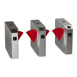Retractable Flap Barrier Gate Turnstile 600mm Lane Width For Access Control System