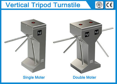 Exit Tripod Entrance Barrier Gate , Turnstile Security Doors Combine Card Reader