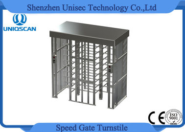 Intelligent Auto Arc Full Height Turnstile 50HZ With Double Lane Turnstile Door