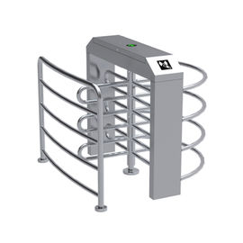 Waist Hight Security Turnstile Gate 304 SS Electronic Automatic ​​Access Control Tripod Turnst