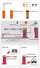 90 Degree Folding Arm Flap Barrier Gate DC Brushless Motor Road Access Turnstile