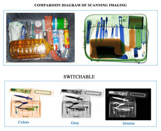 SF100100 Big Size X Ray Baggage Scanner Machine X Ray Baggage Inspection System For Airport Security Checking