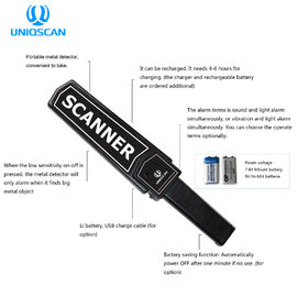 Metal Bomb Checking Hand Held Metal Detector Sensitivity Adjustable IP31 Waterproof