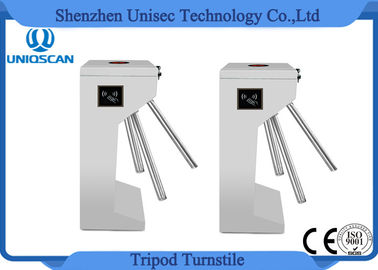 Two Way Security Tripod Turnstile Gate 550mm Channel Width With Access Control System