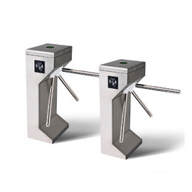 Two Way Security Tripod Turnstile Gate 550mm Channel Width With Access Control System