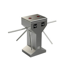 Two Way Security Tripod Turnstile Gate 550mm Channel Width With Access Control System