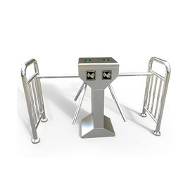 304 Stainless Material Tripod Turnstile Gate Vertical Full / Semi Automatic