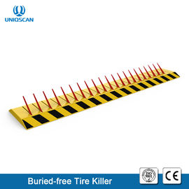 Steel Tyre Spike Barrier Hydraullic Anti Terrorist Safeway System For Road Safety