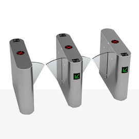 Intelligent Entrance Flap Gate Barrier 600mm Width For Public Security Access Control