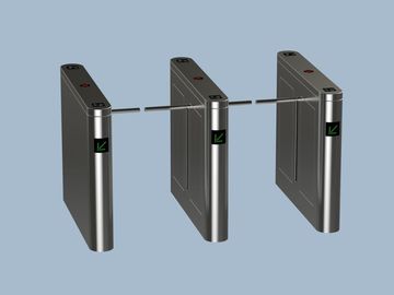 Full Automatic Flap Barrier Gate Fast Speed Pedestrian Control 0.4S Adjustable