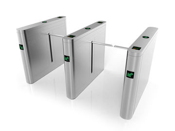 Full Automatic Flap Barrier Gate Fast Speed Pedestrian Control 0.4S Adjustable