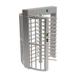 Electric Stainless Steel Access Control Turnstile Gate Full Height With IC ID Card Reader