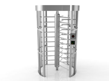 Electric Stainless Steel Access Control Turnstile Gate Full Height With IC ID Card Reader