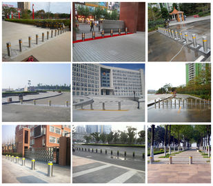 Integrated Automatic Rising Bollard Remote Control AC220V 50Hz For Parking