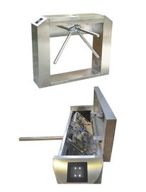 Stainless Steel Housing Automatic Bridge Tripod Security Gates With Brushless Motor