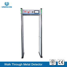 6 Zones Walk Through Security Body Scanner Door Frame Archway Metal Detector Gate With High Resolution CCTV Camera / DVR