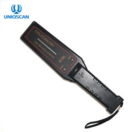 Gold Hand Held Metal Detector High Sensitivity With LED Light Bar Show The Metal Density