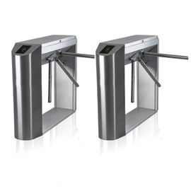 Fingerprint RFID Card Reader Bridge Tripod Barrier Gate Mechanism Counter Entry Security System
