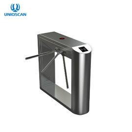 Fingerprint RFID Card Reader Bridge Tripod Barrier Gate Mechanism Counter Entry Security System