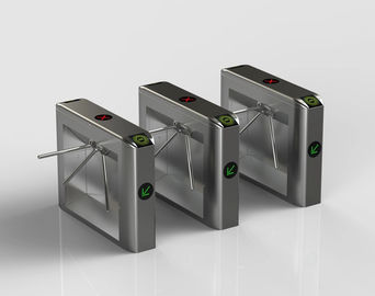 Fingerprint RFID Card Reader Bridge Tripod Barrier Gate Mechanism Counter Entry Security System