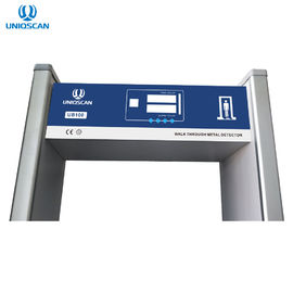 Single Zone Walk Through Security Scanner , Metal Walk Through Gate 100 Level Sensitivity