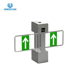 Bidirectional Single Pole Security Swing Barrier Turnstile Remote Access Control System