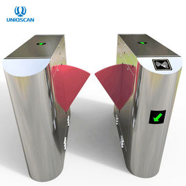 Entrance System Flap Barrier Gate , Security Flap Turnstile Gate Full / Semi Automatic