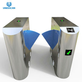 Entrance System Flap Barrier Gate , Security Flap Turnstile Gate Full / Semi Automatic