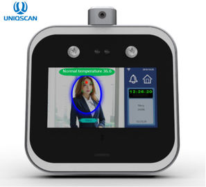Voice Alarm Flap Barrier Gate Body Temp Measuring Facial Recognition Access Control