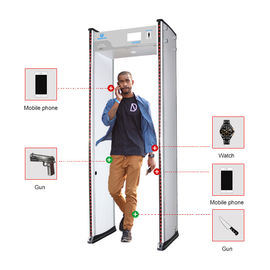 Full Body Scanner Door Frame Walk Through Metal Detector Gate Security Checking Equipment 0-255 Adjustable Sensitivity