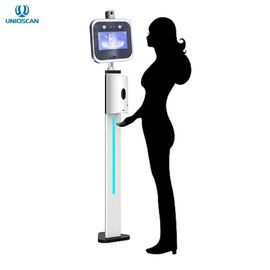 Stainless Steel 16G EMMC Face Recognition Infrared Thermometer
