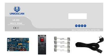 Full Body Scanner Airport Security Walk Through Door Frame Metal Detector Gate Custom 6/12/18 Zones Easy Assembly