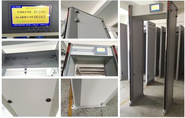 33 Zones Waterproof IP65 15W Walk Through Metal Detector