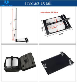 Square 12"  Mirror Acrylic Under Vehicle Inspection System